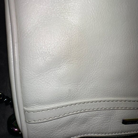 Rebecca Minkoff Women's Mini Mac Cross Body Bag - Bianco - Picture 9 of 13